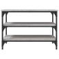vidaXL Banco zapatero madera de ingeniería gris Sonoma 70x38,5x49 cm vidaXL Banco zapatero madera de ingeniería gris Sonoma 70x38,5x49 cm