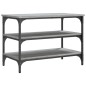vidaXL Banco zapatero madera de ingeniería gris Sonoma 70x38,5x49 cm vidaXL Banco zapatero madera de ingeniería gris Sonoma 70x38,5x49 cm