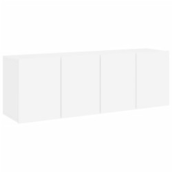 vidaXL Muebles para TV de pared 2 unidades blanco 60x30x41 cm