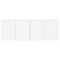 vidaXL Muebles para TV de pared 2 unidades blanco 60x30x41 cm vidaXL Muebles para TV de pared 2 unidades blanco 60x30x41 cm