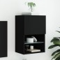 vidaXL Mueble para TV con luces LED negro 40,5x30x60 cm vidaXL Mueble para TV con luces LED negro 40,5x30x60 cm