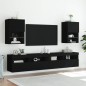 vidaXL Mueble para TV con luces LED negro 40,5x30x60 cm vidaXL Mueble para TV con luces LED negro 40,5x30x60 cm