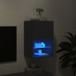 vidaXL Mueble para TV con luces LED negro 40,5x30x60 cm vidaXL Mueble para TV con luces LED negro 40,5x30x60 cm