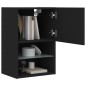 vidaXL Mueble para TV con luces LED negro 40,5x30x60 cm vidaXL Mueble para TV con luces LED negro 40,5x30x60 cm