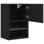 vidaXL Mueble para TV con luces LED negro 40,5x30x60 cm vidaXL Mueble para TV con luces LED negro 40,5x30x60 cm