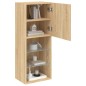 vidaXL Mueble para TV con luces LED roble Sonoma 40,5x30x102 cm