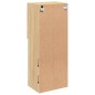 vidaXL Mueble para TV con luces LED roble Sonoma 40,5x30x102 cm