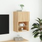 vidaXL Mueble para TV con luces LED roble Sonoma 40,5x30x60 cm