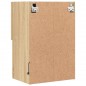 vidaXL Mueble para TV con luces LED roble Sonoma 40,5x30x60 cm