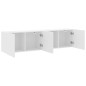 vidaXL Muebles para TV de pared 2 unidades blanco 80x30x41 cm