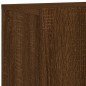 vidaXL Muebles para TV de pared 2 unidades roble marrón 60x30x41 cm