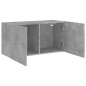 vidaXL Mueble para TV de pared gris hormigón 80x30x41 cm vidaXL Mueble para TV de pared gris hormigón 80x30x41 cm