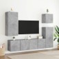 vidaXL Mueble para TV de pared gris hormigón 80x30x41 cm vidaXL Mueble para TV de pared gris hormigón 80x30x41 cm