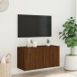 vidaXL Mueble para TV de pared roble marrón 80x30x41 cm vidaXL Mueble para TV de pared roble marrón 80x30x41 cm