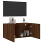 vidaXL Mueble para TV de pared roble marrón 80x30x41 cm vidaXL Mueble para TV de pared roble marrón 80x30x41 cm