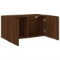 vidaXL Mueble para TV de pared roble marrón 80x30x41 cm vidaXL Mueble para TV de pared roble marrón 80x30x41 cm