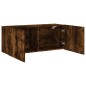 vidaXL Mueble para TV de pared roble ahumado 100x30x41 cm vidaXL Mueble para TV de pared roble ahumado 100x30x41 cm