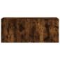 vidaXL Mueble para TV de pared roble ahumado 100x30x41 cm vidaXL Mueble para TV de pared roble ahumado 100x30x41 cm