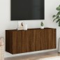 vidaXL Mueble para TV de pared roble marrón 100x30x41 cm vidaXL Mueble para TV de pared roble marrón 100x30x41 cm
