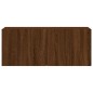 vidaXL Mueble para TV de pared roble marrón 100x30x41 cm vidaXL Mueble para TV de pared roble marrón 100x30x41 cm