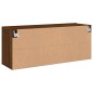 vidaXL Mueble para TV de pared roble marrón 100x30x41 cm vidaXL Mueble para TV de pared roble marrón 100x30x41 cm