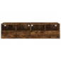 vidaXL Muebles de pared para TV 2 uds madera roble ahumado 60x30x30 cm vidaXL Muebles de pared para TV 2 uds madera roble ahumado 60x30x30 cm