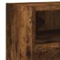 vidaXL Muebles de pared para TV 2 uds madera roble ahumado 60x30x30 cm vidaXL Muebles de pared para TV 2 uds madera roble ahumado 60x30x30 cm