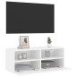vidaXL Mueble de pared para TV madera de ingeniería blanco 80x30x30 cm vidaXL Mueble de pared para TV madera de ingeniería blanco 80x30x30 cm