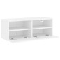 vidaXL Mueble de pared para TV madera de ingeniería blanco 80x30x30 cm vidaXL Mueble de pared para TV madera de ingeniería blanco 80x30x30 cm