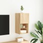 vidaXL Mueble para TV con luces LED roble Sonoma 30,5x30x60 cm vidaXL Mueble para TV con luces LED roble Sonoma 30,5x30x60 cm