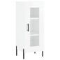 vidaXL Aparador alto madera contrachapada blanco brillo 34,5x34x180 cm vidaXL Aparador alto madera contrachapada blanco brillo 34,5x34x180 cm