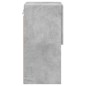 vidaXL Mueble para TV con luces LED gris hormigón 30,5x30x60 cm vidaXL Mueble para TV con luces LED gris hormigón 30,5x30x60 cm
