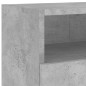 vidaXL Muebles de pared de TV 2 uds madera gris hormigón 100x30x30 cm