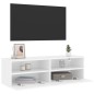 vidaXL Mueble de pared para TV madera ingeniería blanco 100x30x30 cm vidaXL Mueble de pared para TV madera ingeniería blanco 100x30x30 cm