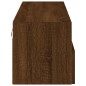 vidaXL Mueble de pared TV madera ingeniería marrón roble 100x30x30 cm vidaXL Mueble de pared TV madera ingeniería marrón roble 100x30x30 cm