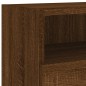 vidaXL Mueble de pared TV madera ingeniería marrón roble 100x30x30 cm vidaXL Mueble de pared TV madera ingeniería marrón roble 100x30x30 cm