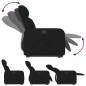 vidaXL Sillón eléctrico reclinable elevable de tela negro vidaXL Sillón eléctrico reclinable elevable de tela negro