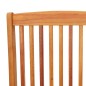 vidaXL Sillas de jardín plegables 2 pzas madera maciza de eucalipto vidaXL Sillas de jardín plegables 2 pzas madera maciza de eucalipto
