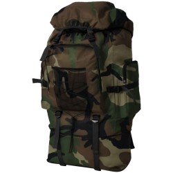 vidaXL Mochila militar XXL 100 L camuflaje