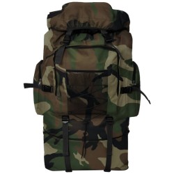 vidaXL Mochila militar XXL 100 L camuflaje