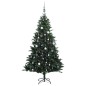 vidaXL Árbol de Navidad artificial con bisagras 150 LED y bolas 150 cm vidaXL Árbol de Navidad artificial con bisagras 150 LED y bolas 150 cm