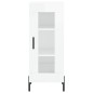vidaXL Aparador alto madera contrachapada blanco brillo 34,5x34x180 cm vidaXL Aparador alto madera contrachapada blanco brillo 34,5x34x180 cm