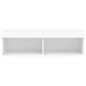 vidaXL Mueble para TV con luces LED blanco 100x30x30 cm
