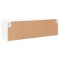 vidaXL Mueble para TV con luces LED blanco 100x30x30 cm