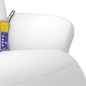 vidaXL Sillón reclinable masaje con reposapiés cuero sintético blanco vidaXL Sillón reclinable masaje con reposapiés cuero sintético blanco