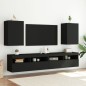 vidaXL Muebles TV de pared 2 uds madera ingeniería negro 40,5x30x60 cm vidaXL Muebles TV de pared 2 uds madera ingeniería negro 40,5x30x60 cm