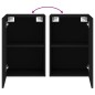 vidaXL Muebles TV de pared 2 uds madera ingeniería negro 40,5x30x60 cm vidaXL Muebles TV de pared 2 uds madera ingeniería negro 40,5x30x60 cm
