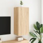 vidaXL Mueble TV de pared madera ingeniería roble Sonoma 40,5x30x90 cm
