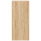 vidaXL Mueble TV de pared madera ingeniería roble Sonoma 40,5x30x90 cm