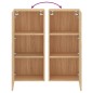 vidaXL Mueble TV de pared madera ingeniería roble Sonoma 40,5x30x90 cm